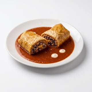 Beans, Cheese & Rice Burrito